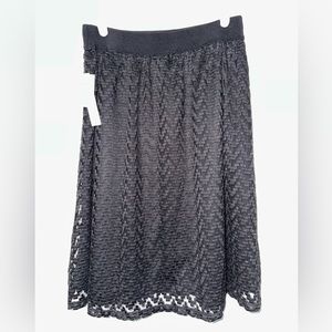 Joe B black swing skirt, size M
